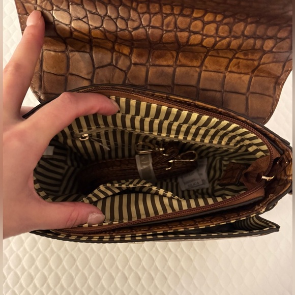 DS Crocodile Embossed Structured Handbag – NWT - Picture 6 of 6